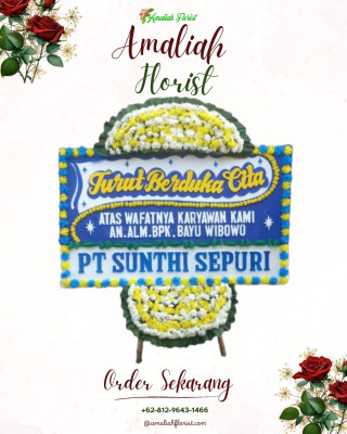 Papan Bunga Duka di Anggalomelai